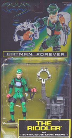 Batman Forever figure 10 The Riddler with Trapping Brain-Drain Helmet