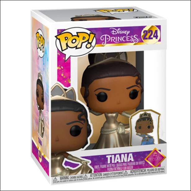 POP! Disney figure 224-B Tiana (Gold with pin)