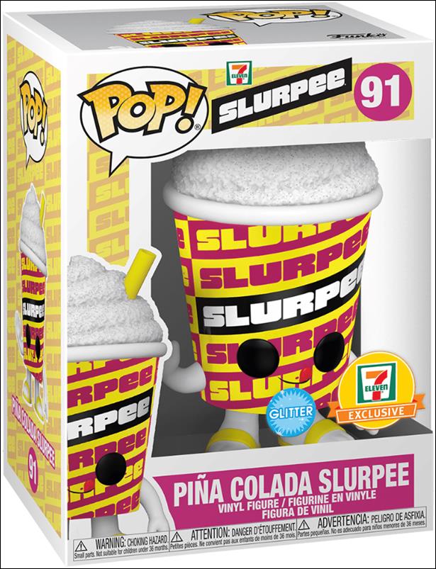 POP! Funko - Foodies figure 91 Pina Colada Slurpee (Glitter) 7-Eleven Exclusive