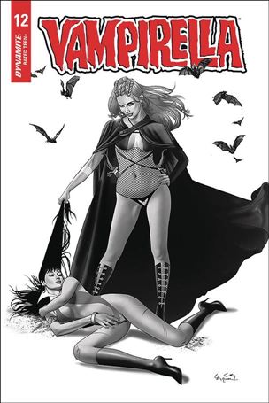 Vampirella (2019) issue 12-M Ergun Gunduz 1:20 Black & White Cover