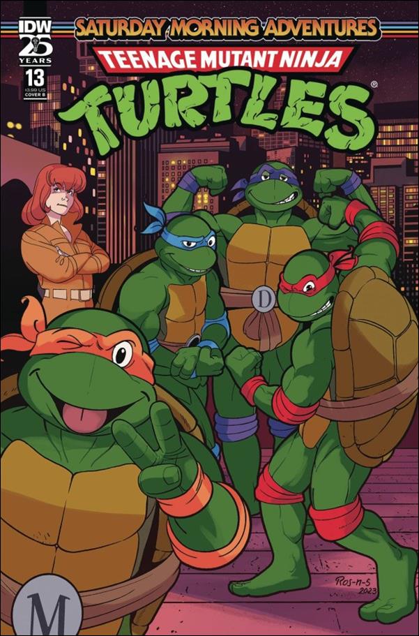 Teenage Mutant Ninja Turtles: Saturday Morning Adventures Continued issue 13-B Ramón Rosanas Cover