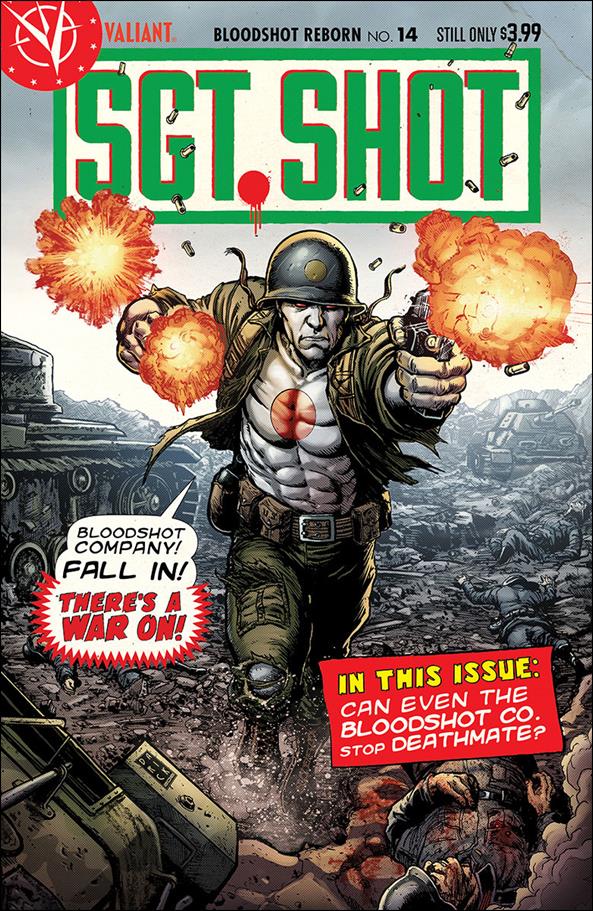 Bloodshot Reborn issue 14-G Darick Robertson 1:20 Cover 1/500