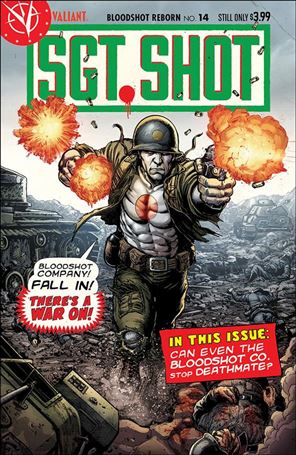 Bloodshot Reborn issue 14-G Darick Robertson 1:20 Cover 1/500