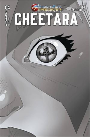ThunderCats: Cheetara issue 4-J Ted Brandt B&W 1:20 Cardstock Cover