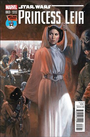 Princess Leia issue 3-D Gabriele Dell'Otto Mile High Comics Cover