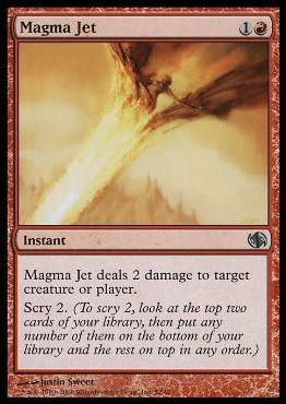 Magic the Gathering: Duel Decks: Jace vs. Chandra (Base Set) card 52 Magma Jet