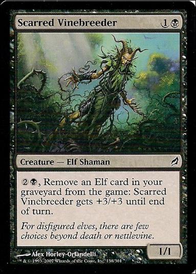Magic the Gathering: Lorwyn (Base Set) card 138 Scarred Vinebreeder