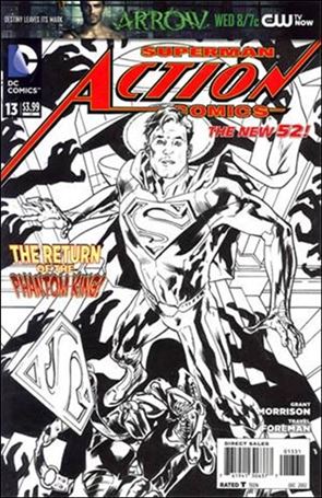 Action Comics (2011) issue 13-E Bryan Hitch 1:100 Sketch Cover