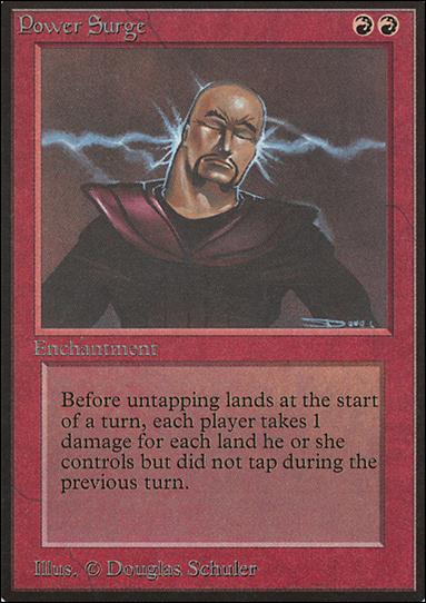 Magic the Gathering: Limited Edition Beta (Base Set) card 168 Power Surge