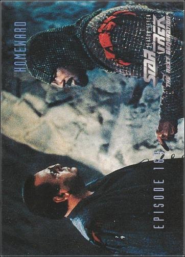 Star Trek: The Next Generation - The Episode Collection Season Seven (Base Set) card 683 Homeward, Episode 165-B