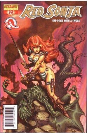Red Sonja (2005) issue 19-G Frank Brunner Gold Foil Cover with COA 1/300