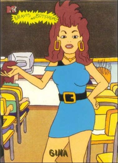 Beavis and Butt-Head (Base Set) card '9469' Gina