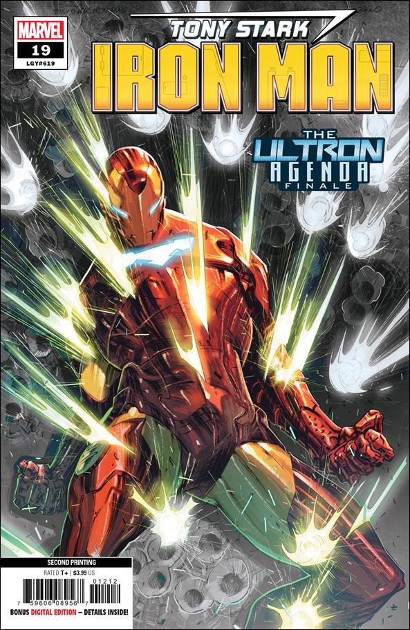 Tony Stark: Iron Man issue 19-D Alexander Lozano Cover (2nd Printing)