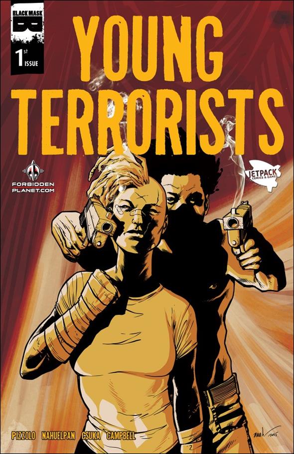 Young Terrorists issue 1-K Amancay Nahuelpan Forbidden Planet/Jetpack Cover