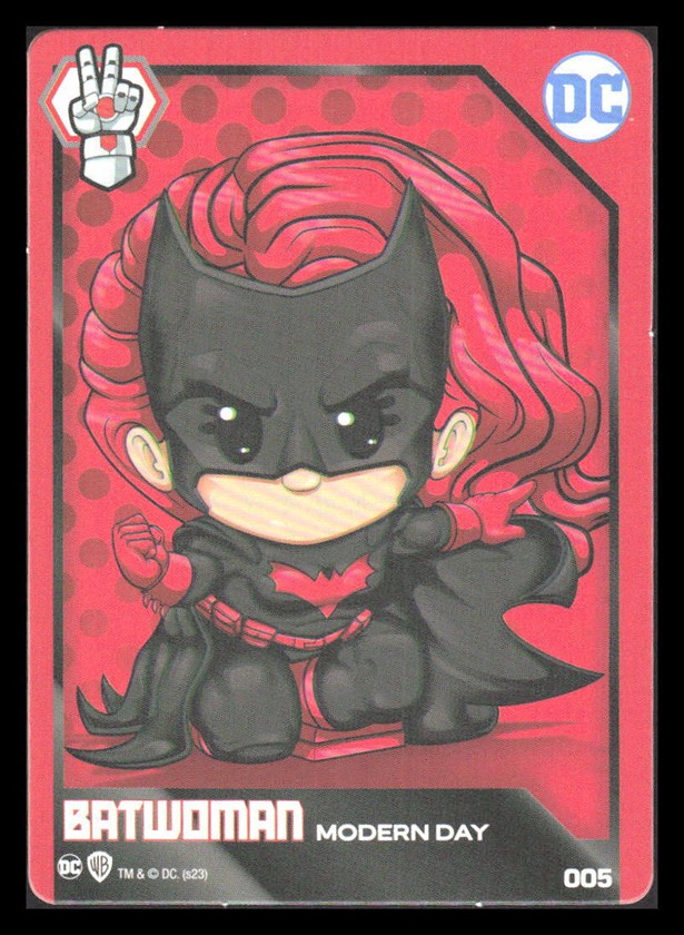 DC Comics Ooshies Collector Cards: Series 2 card 5 Batwoman: Modern Day