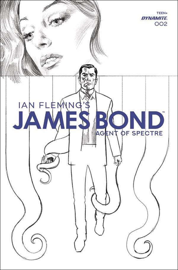 James Bond: Agent of Spectre issue 2-E Sean Phillips 1:20 Black & White Cover
