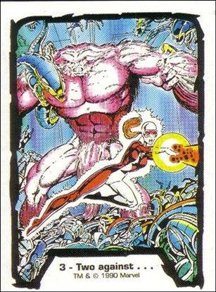 Jim Lee Series 1 (Base Set) card 3 Two against...