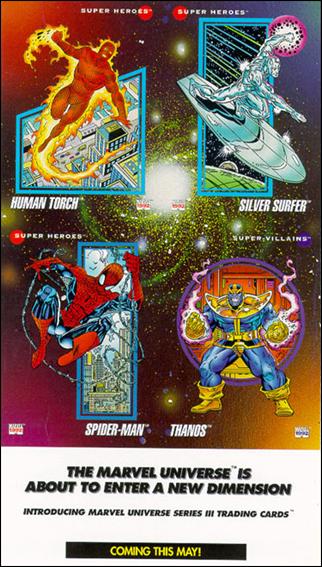 Marvel Universe: Series 3 (Promo) card nn 2 Comic Price Buyers Guide 
