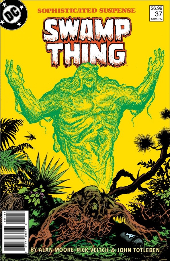Saga of the Swamp Thing issue 37-H Facsimile Edition 2025 Foil Cardstock Cover