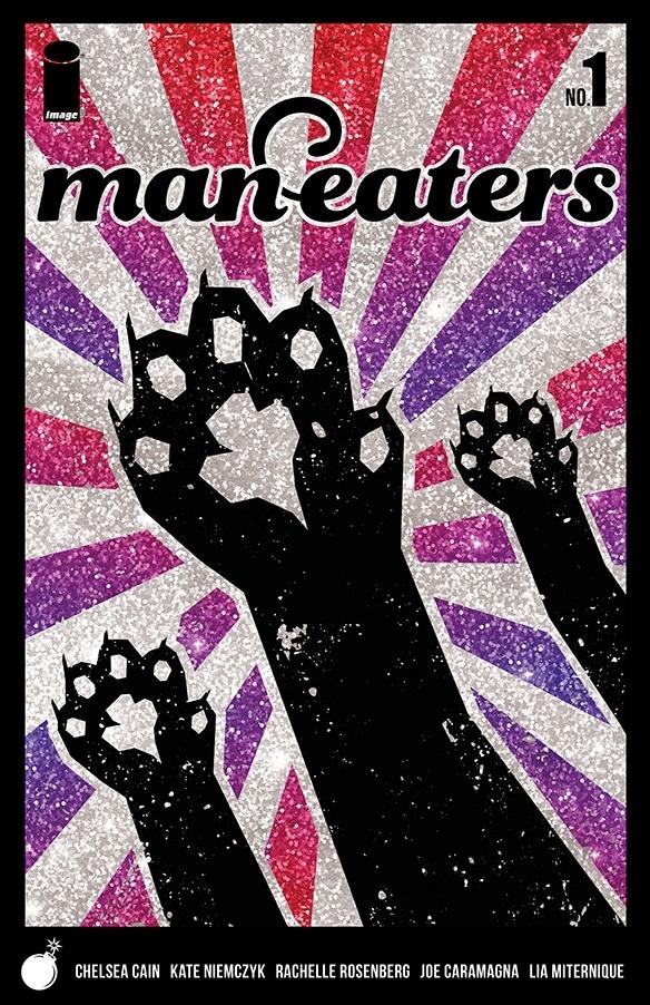 Man-Eaters issue 1-B Glitter Cover