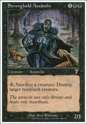 Magic the Gathering: 7th Edition (Base Set) card 166 Stronghold Assassin