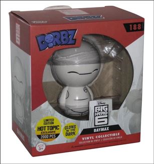 Dorbz figure 188-B Baymax (GITD)