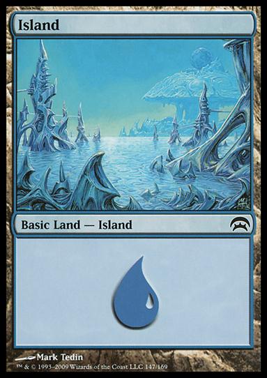 Magic the Gathering: Planechase (Base Set) card 147 Island