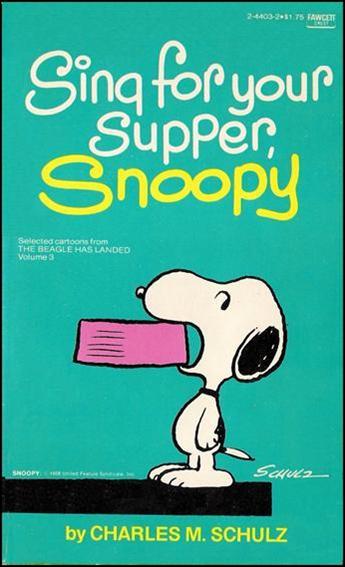 Sing for Your Supper, Snoopy issue 1