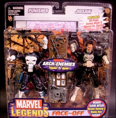 Marvel Legends Face-Off (Series 2) figure 3 Punisher and Jigsaw (Punisher Costume)