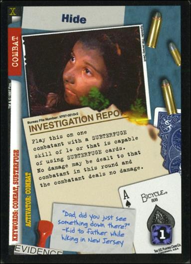 X-Files: The Truth Is Out There (Base Set) card XF97-0010v2 Hide