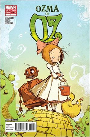 Ozma of Oz issue 1-D Skottie Young Promo Cover