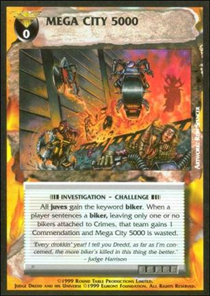 Dredd: The Card Game card 37 Mega City 5000