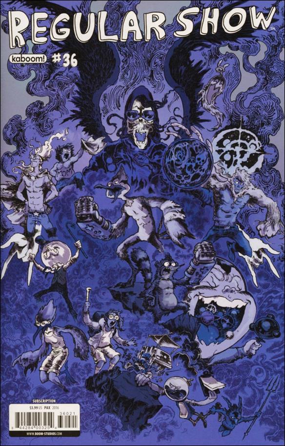 Regular Show issue 36-B Walter Pax Subscription Cover