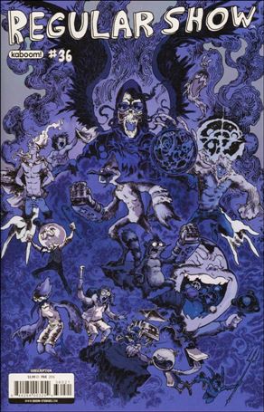 Regular Show issue 36-B Walter Pax Subscription Cover