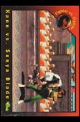 Mortal Kombat (Base Set) card 25 Kano vs. Sonya Blade