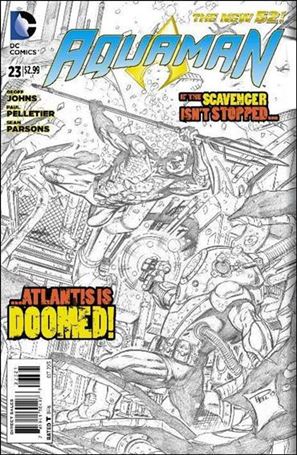 Aquaman (2011) issue 23-B 1:25 Sketch Cover