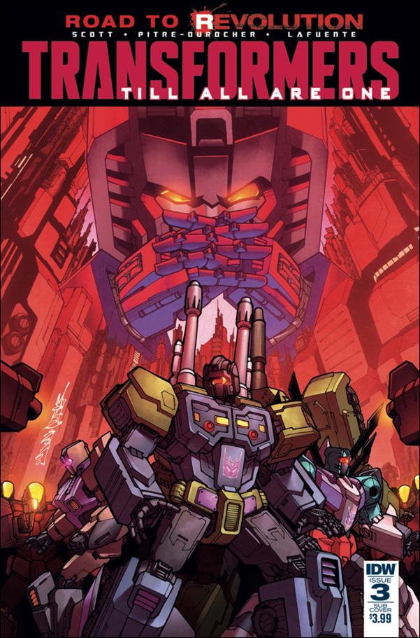 Transformers: Till All Are One issue 3-B Alex Milne Subscription Cover