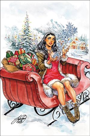 Michael Turner's Fathom (2018) issue 6-D Siya Oum aspenstore.com Holiday Virgin Cover 1/200