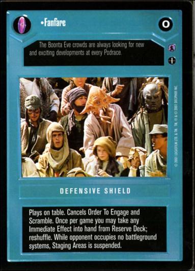 Star Wars: Reflections III (Base Set) card 38 Fanfare