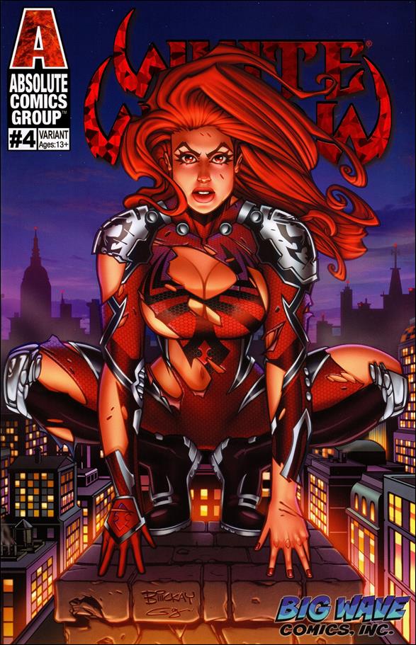 White Widow issue 4-Y Bill McKay "Battle Damaged" Big Wave Comics Cover