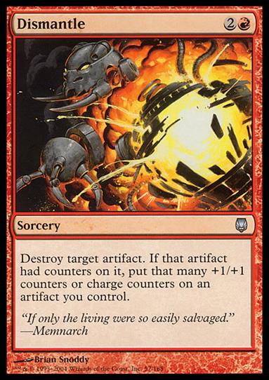 Magic the Gathering: Darksteel (Base Set) card 57 Dismantle