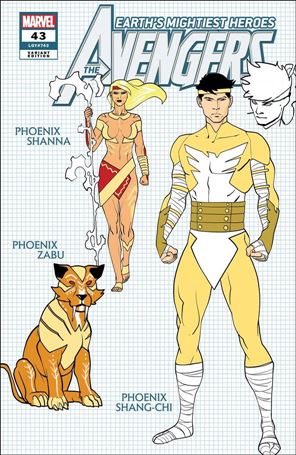 Avengers (2018/07) issue 43-F Javier Garron 1:10 Design Cover