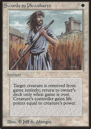 Magic the Gathering: Limited Edition Beta (Base Set) card 41 Swords to Plowshares