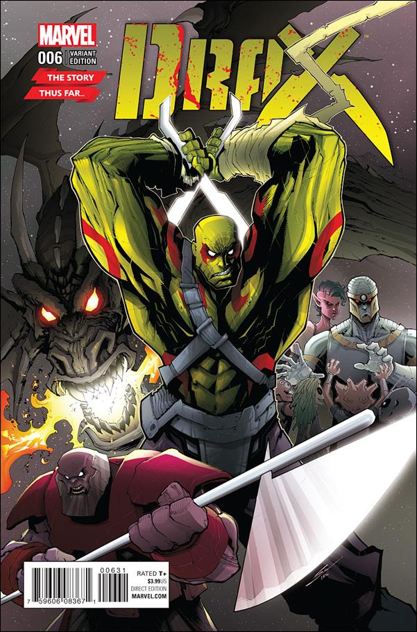 Drax issue 6-C Gerardo Sandoval The Story Thus Far... Cover