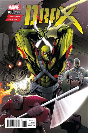 Drax issue 6-C Gerardo Sandoval The Story Thus Far... Cover