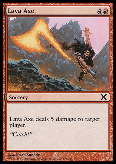 Magic the Gathering: 10th Edition (Base Set) card 215 Lava Axe