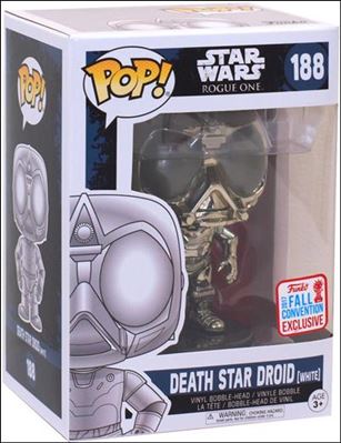 POP! Star Wars figure 188-B Death Star Droid (White) Fall Convention Exclusive