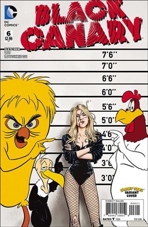 Black Canary (2015) issue 6-B Pia Guerra & Spike Brandt Looney Tunes Cover