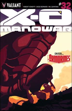 X-O Manowar (2012)  issue 32-B Raul Allen Right Side Cover