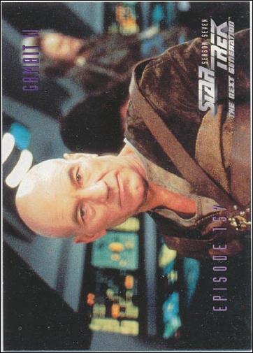Star Trek: The Next Generation - The Episode Collection Season Seven (Base Set) card 658 Gambit II, Episode 157-A
